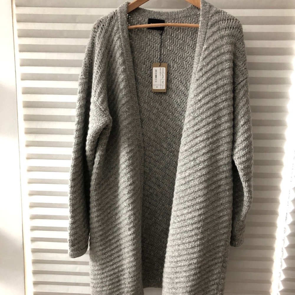 Rachel Comey Gray sweater coat xs